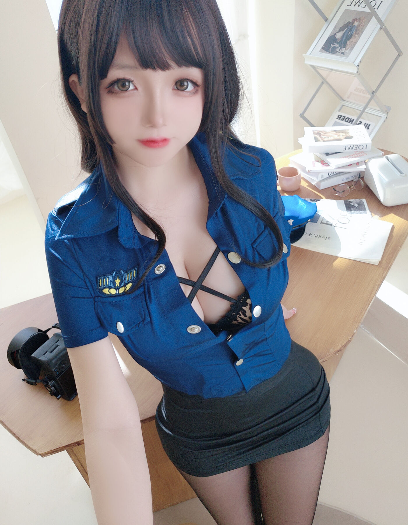 日奈娇 NO.038 豹纹女警-自拍[29P]插图9